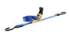 DESCRIPTION: (1) PACK OF (4) ERICKSON RATCHET TIE-DOWN STRAPS BRAND/MODEL: 1415 INFORMATION: BLUE/CAPACITY: 1,200 LBS RETAIL$: $102.32 PER PK OF 4 SIZ