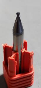 DESCRIPTION: (6) SOLID CARBIDE DOVETAIL CUTTERS BRAND/MODEL: MITGI E01-150 SIZE: .0787D QTY: 6