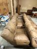 DESCRIPTION: 4-SEATER STADIUM STYLE SOFA RECLINER WITH CUPHOLDERS AND STORAGE SIZE: 140" QTY: 1 - 4