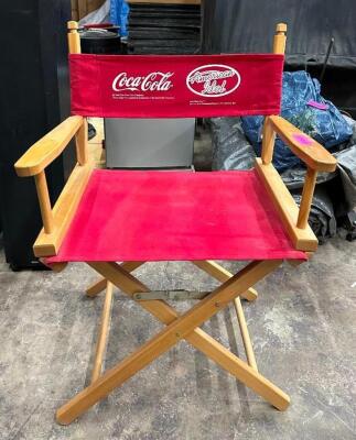 DESCRIPTION: COCA-COLA AMERICAN IDOL DIRECTORS CHAIR QTY: 1