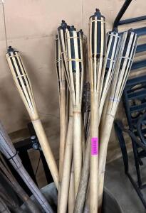 DESCRIPTION: (12) TIKI TORCHES QTY: 12