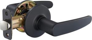 DESCRIPTION: (2) STRAIGHT DOOR PASSAGE LEVER IN MATTE BLACK BRAND/MODEL: AMAZON RETAIL$: $17.74 EACH QTY: 2