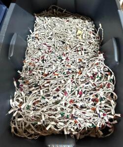 DESCRIPTION: BIN OF ASSORTED CHRISTMAS LIGHTS QTY: 1