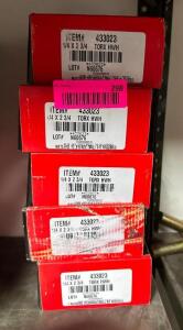 DESCRIPTION: (5) BOXES OF KWIK-CON II+ SCREW ANCHORS WITH TORX HEX WASHER BRAND/MODEL: HILTI 433023 QTY: 5