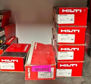 DESCRIPTION: (10) BOXES OF ASSORTED HEX HEAD SCREW ANCHORS BRAND/MODEL: HILTI QTY: 10