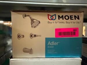 DESCRIPTION: ADLER TUB AND SHOWER FAUCET BRAND/MODEL: MOEN 82402 QTY: 1