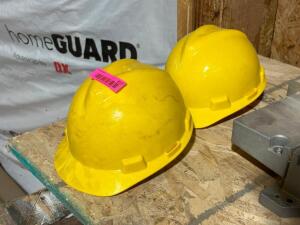 NAME: (2) - HARD HATS DESCRIPTION: (2) - HARD HATS THIS LOT IS: SOLD BY THE PIECE QTY: 2