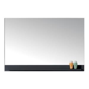 NAME: GLORIA 47" MIRROR WITH SHELF IN EXPRESSO DESCRIPTION: GLORIA 47" MIRROR WITH SHELF IN EXPRESSO ADDITIONAL INFORMATION: REAL COLOR IS DARKER THAN