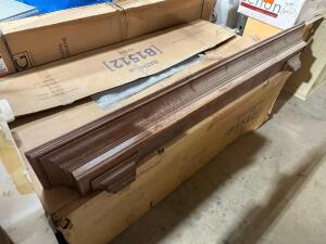 NAME: 71" FIREPLACE MANTLE DESCRIPTION: 71" FIREPLACE MANTLE THIS LOT IS: ONE MONEY QTY: 1