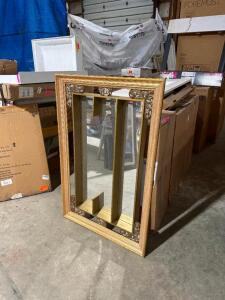 NAME: 48" DECORATIVE ACCENT MIRROR DESCRIPTION: 48" DECORATIVE ACCENT MIRROR THIS LOT IS: ONE MONEY QTY: 1