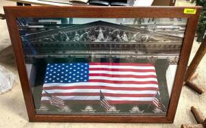 DESCRIPTION: NEW YORK STOCK EXCHANGE FRAME PHOTO SIZE: 44"X34" QTY: 1