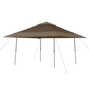 DESCRIPTION: (1) OZARK TRAIL INSTANT LIGHTED CANOPY BRAND/MODEL: WMT-1414118N INFORMATION: LED-LIT/BROWN RETAIL$: $179.00 SIZE: 14' X 14' QTY: 1