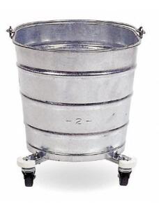 DESCRIPTION: (2) TOUGH GUY BUCKET BRAND/MODEL: 2W318 INFORMATION: SILVER/OVAL RETAIL$: $139.23 EACH SIZE: 6-1/2 GAL QTY: 2