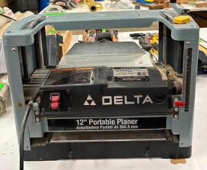 DESCRIPTION: 12" PORTABLE PLANER BRAND/MODEL: DELTA QTY: 1