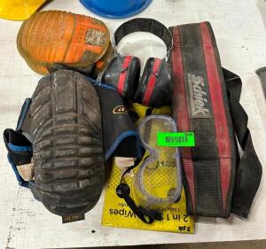 DESCRIPTION: ASSORTED SAFETY GEAR AS SHOWN QTY: 1