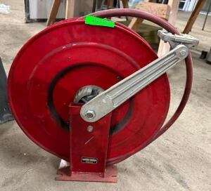 DESCRIPTION: 50' 1/2" RETURN HOSE REEL BRAND/MODEL: DURO 1416 QTY: 1