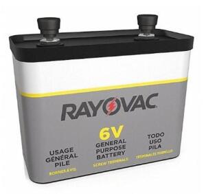 DESCRIPTION: (6) RAYOVAC FENCE BATTERY BRAND/MODEL: 918 INFORMATION: CARBON ZINC/12 AH RETAIL$: $18.80 EACH SIZE: 4.37"H X 5.29"W X 2.79"D QTY: 6