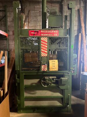 PHILADELPHIA TRAMRAIL CO. VERTICAL BALER