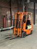 TOYOTA FORK LIFT WITH FORK AND CLAMP ATTACHMENTS