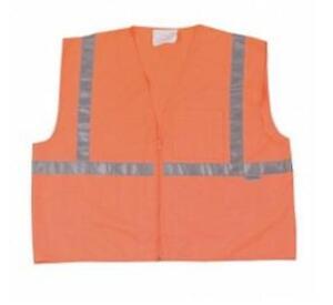 DESCRIPTION: (11) CONDOR HIGH VISIBILITY VEST BRAND/MODEL: 1YAE8 INFORMATION: ORANGE & SILVER/CLASS 1 RETAIL$: $14.92 EACH SIZE: 2XL QTY: 11