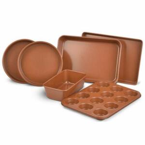 ETERNAL 6PC NONSTICK COPPER BAKEWARE SET RETAILS FOR $34.60