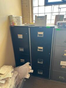 (2) - FIRE PROOF FILE CABINETS