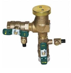 DESCRIPTION: (1) WATTS BACKFLOW PREVENTER BRAND/MODEL: 3/4 LF800M4-QT INFORMATION: ANTI-SIPHON/BRONZE/FEMALE PIPE THREAD RETAIL$: $122.84 SIZE: 3/4"IN