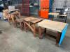 (4) - CUSTOM BUILT WORK TABLES - 2