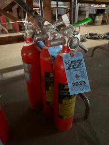 (3) - FIRE EXTINGUISHERS