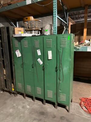 5 PERSON LOCKER SYSTEM