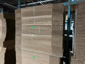 PALLET OF CARDBOARD BOXES