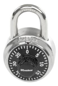 DESCRIPTION: (1) PACK OF (50) MASTER LOCK PADLOCK KEY BRAND/MODEL: 1525STK INFORMATION: BLACK DIAL/RETAILS AT $300.00 PER PK OF 50 SIZE: 3/4"SHACKLE L