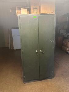 FILE CABINET WITH ASSORTED HARDWARE CONTENTS