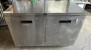 RANDELL 60" TWO DOOR WORK TOP COOLER.