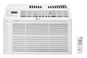 DESCRIPTION: (1) LG ELECTRONICS WINDOW AIR CONDITIONER BRAND/MODEL: LW6017R INFORMATION: WHITE/6000 BTU/COOLING AREA: 250 SQ-FT RETAIL$: $219.00 SIZE: