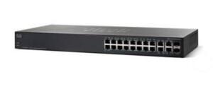 DESCRIPTION: (1) CISCO MANAGED SWITCH BRAND/MODEL: SG350-20 INFORMATION: 20-PORT/BLACK RETAIL$: $575.01 SIZE: 1.7"H X 17.3"W X 8"D QTY: 1