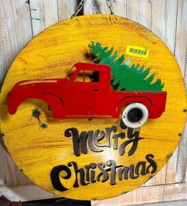 DESCRIPTION: MERRY CHRISTMAS SIGN SIZE: 22" QTY: 1