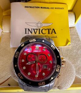 DESCRIPTION: NEW INVICTA WATCH IN BOX QTY: 1