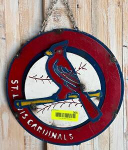 DESCRIPTION: ST. LOUIS CARDINALS SIGN SIZE: 12" QTY: 1