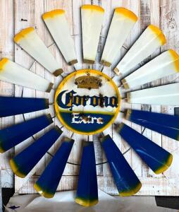 DESCRIPTION: CORONA WINDMILL SIGN SIZE: 31" QTY: 1