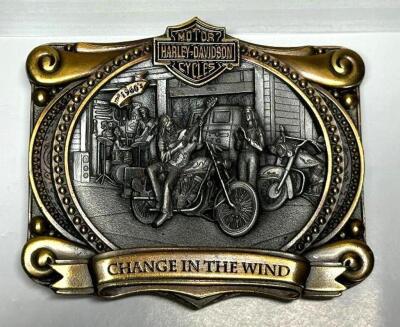 DESCRIPTION: HARLEY BELT BUCKLE SIZE: 4" QTY: 1