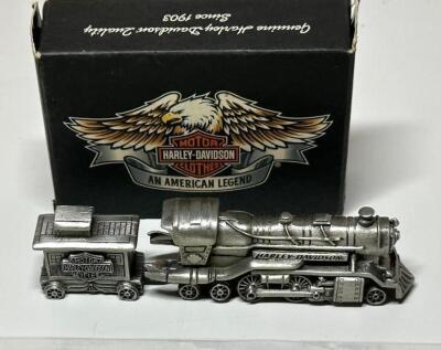 DESCRIPTION: PEWTER HARLEY MINI TRAIN SIZE: 4" QTY: 1