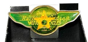 DESCRIPTION: HARLEY MOTORCYCLE PIN SIZE: 3" QTY: 1