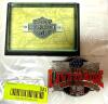 DESCRIPTION: HARLEY PAPER WEIGHT AND LIVE RIDE BUCKLE QTY: 2