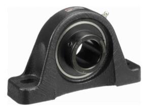 DESCRIPTION: (4) BROWNING PILLOW BLOCK BRAND/MODEL: VPS-316 INFORMATION: BLACK/CONTACT SEAL WITH FLINGER RETAIL$: $98.82 EACH SIZE: 1"BORE DIA QTY: 4