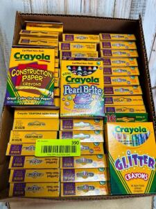 DESCRIPTION: (48) BOXES OF CRAYONS QTY: 1