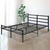 DESCRIPTION: (1) METAL HEADBOARD BRAND/MODEL: LUSIMO INFORMATION: HORIZONTAL BARS SIZE: HEADBOARD ONLY RETAIL$: $185.15 EA QTY: 1