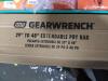 DESCRIPTION: (1) EXPANDABLE PRY BAR BRAND/MODEL: GEARWRENCH #82248 INFORMATION: BLACK SIZE: 29" TO 48" RETAIL$: $110.00 EA QTY: 1 - 2