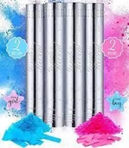 DESCRIPTION: (3) PACKS OF (18) GENDER REVEAL CONFETTI STICKS BRAND/MODEL: BLUE PANDA INFORMATION: 18- PINK, 18-BLUE RETAIL$: $18.99 EA QTY: 3