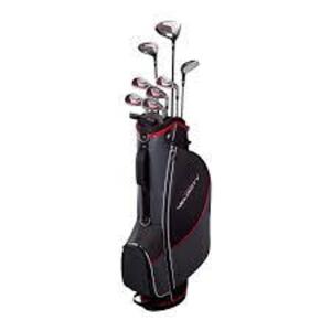 DESCRIPTION: (1) MENS COMPLETE GOLF SET BRAND/MODEL: WILSON TOUR VELOCITY RETAIL$: $350.00 QTY: 1